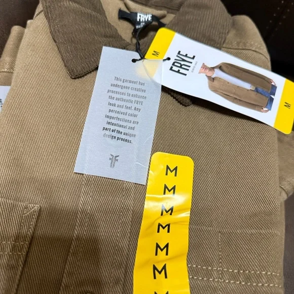 Frye Men's Brown Denim Barn Jacket - Picture 9 of 9